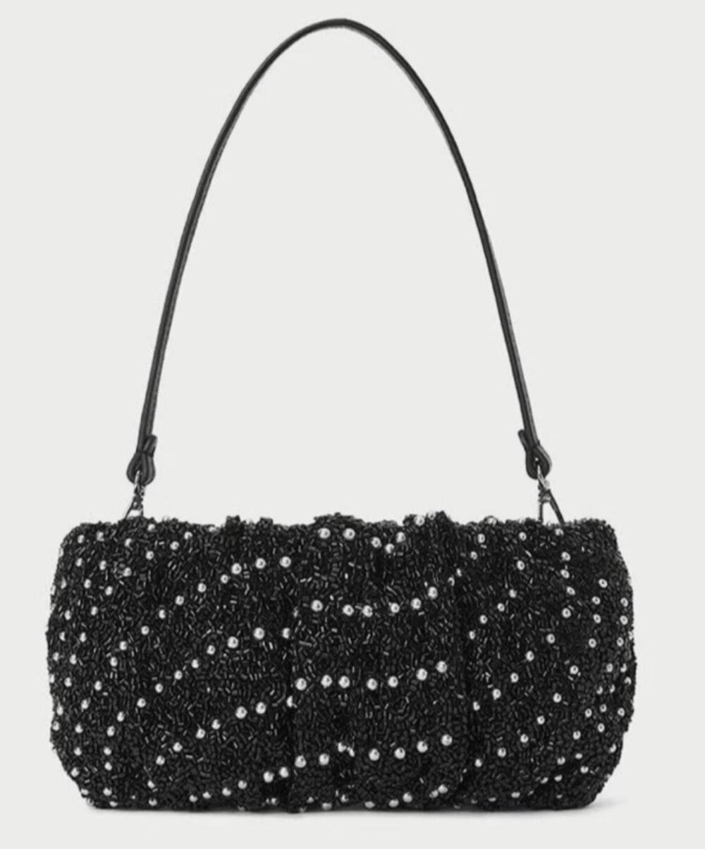 STAUD BEADED BEAN BAG | COSMIC WAVE, Brand New - Picture 1 of 7